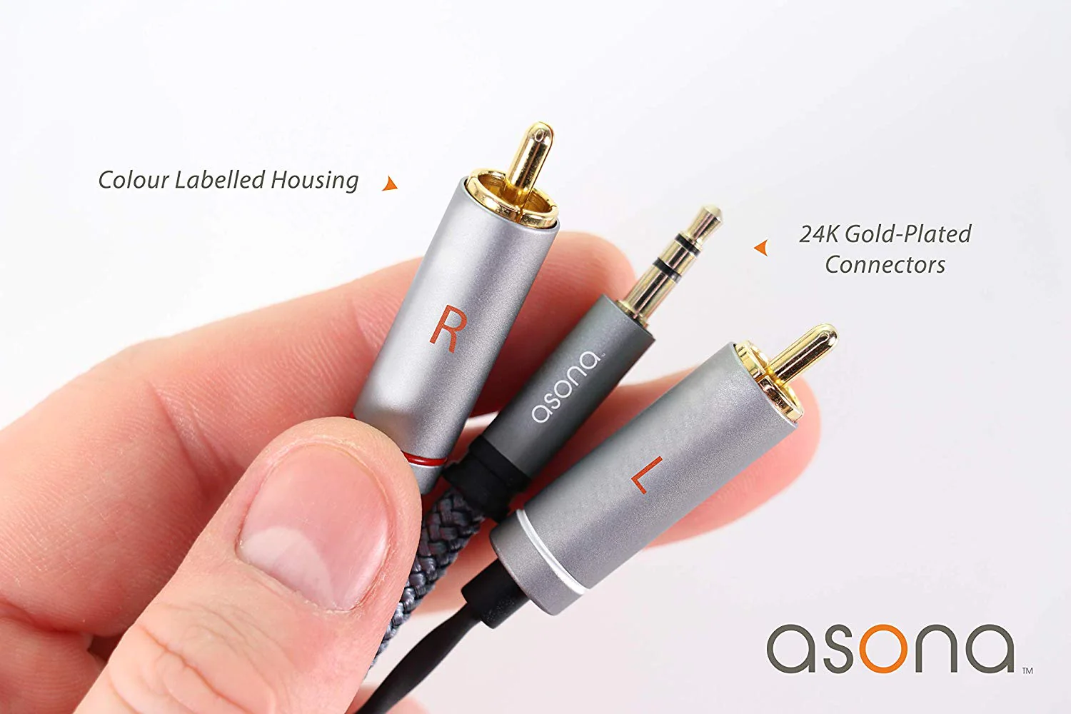 Asona 3.5 to 2x RCA Y-Cable - Image 3