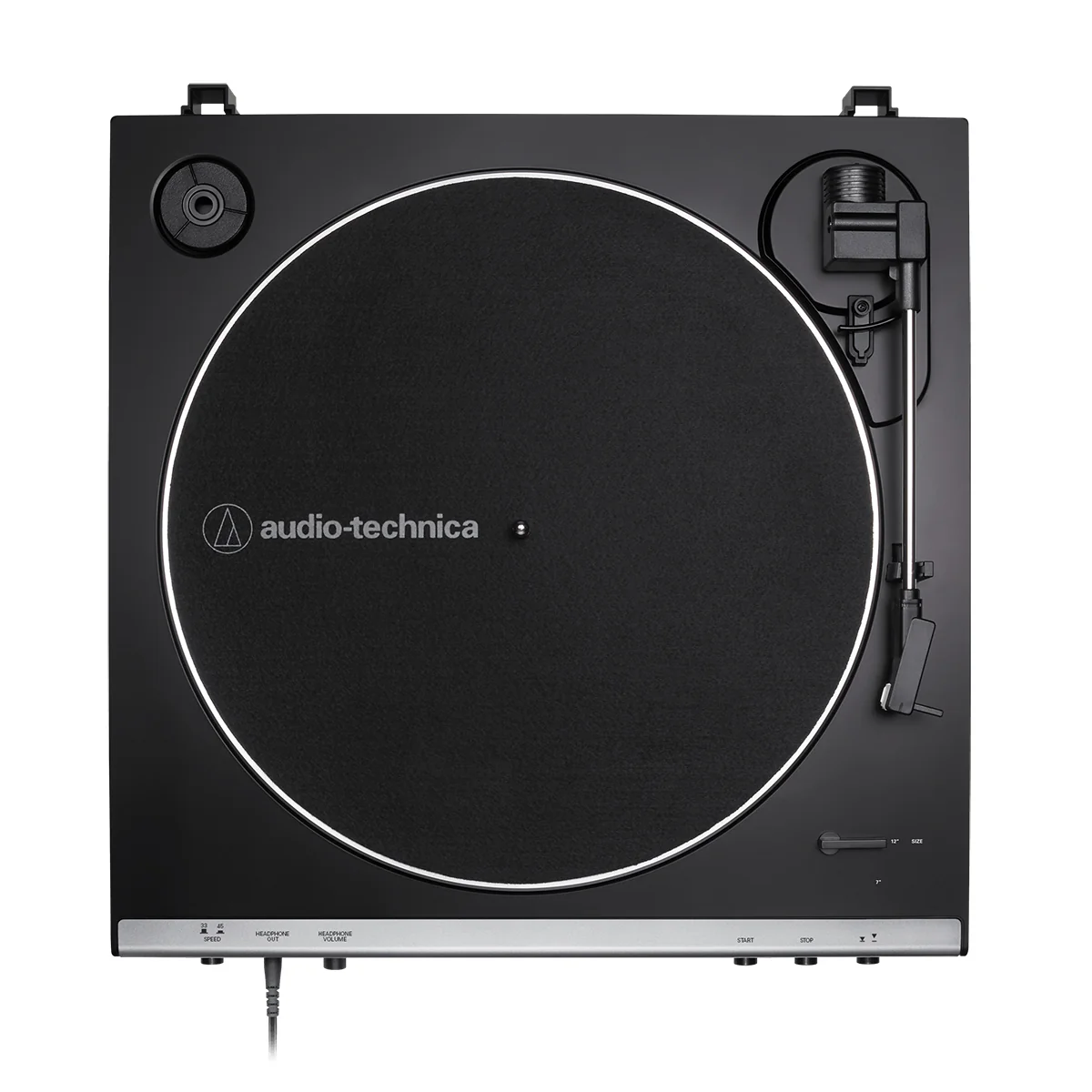 Audio-Technica AT-LP60XHP Fully Automatic Belt-Drive Turntable with ATH-250AV Headphones - Image 4