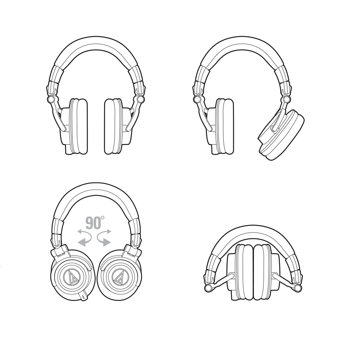 Audio-Technica ATH-M50x Professional Monitor Headphones - Image 10