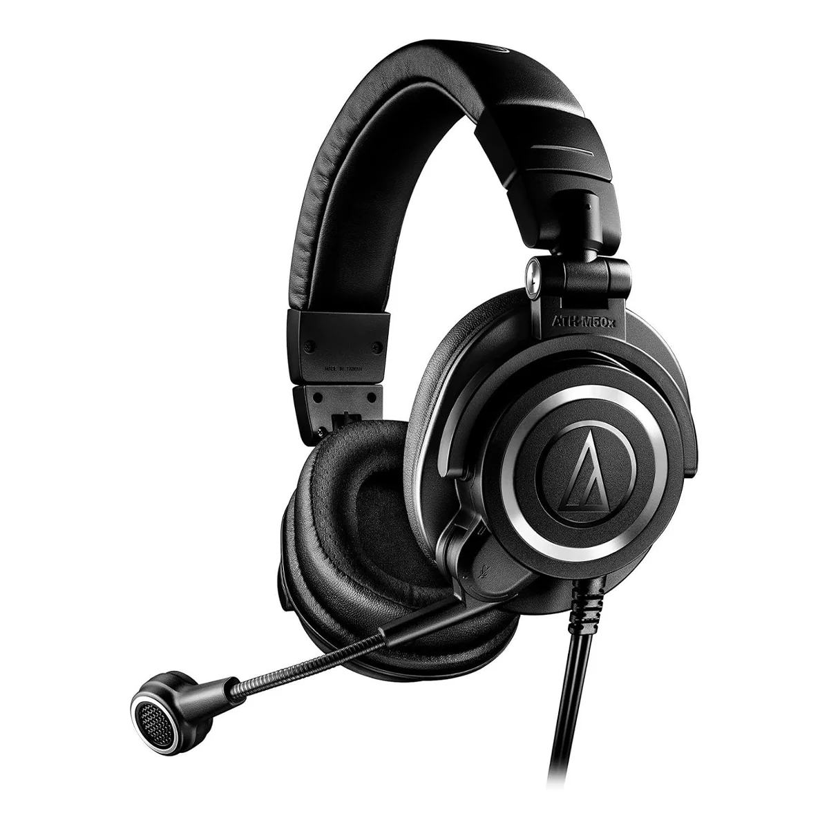 Audio-Technica ATH-M50xSTS-USB Stream Set Headphones with Boom Mic