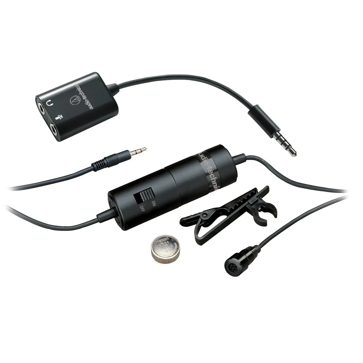 Audio-Technica ATR3350is Lavalier Microphone