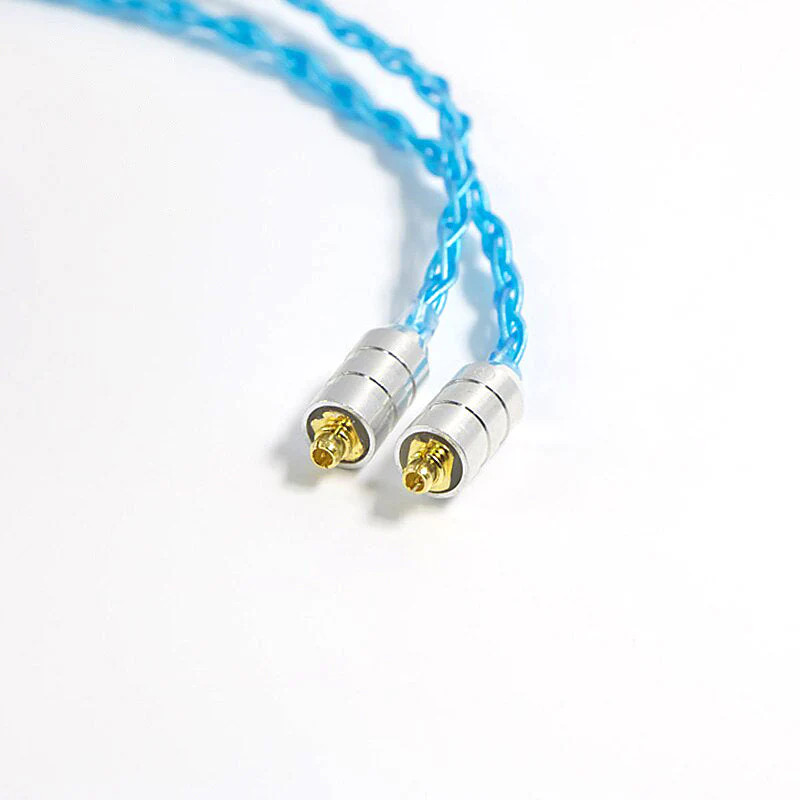 BGVP 5N Blue 4 Core OCC+Silver Hybrid HiFi Earphone Upgrade Cable (Open Box) - Image 3