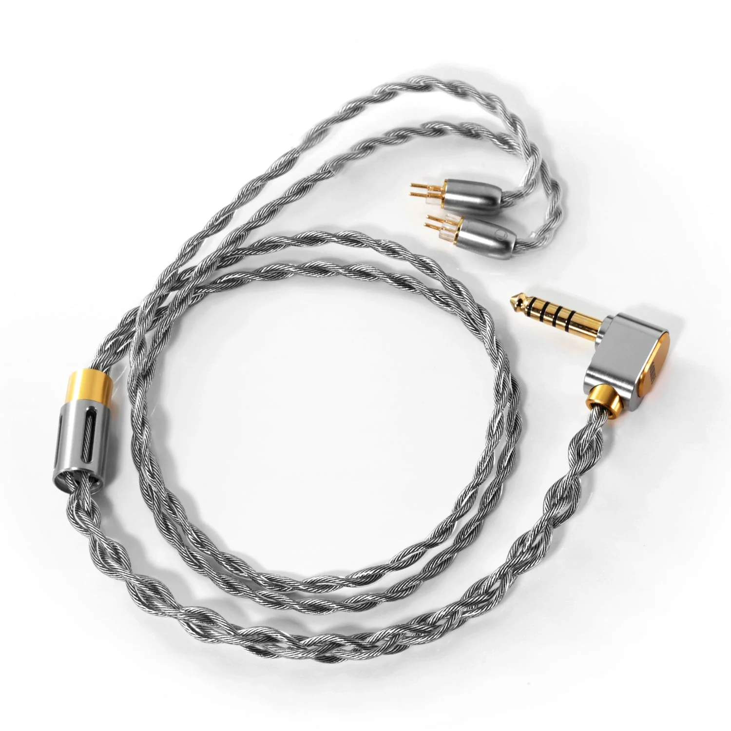DD ddHiFi BC130A (Air Nyx) 4-Strand Silver Upgrade Earphone Cable (Open Box) - Image 2