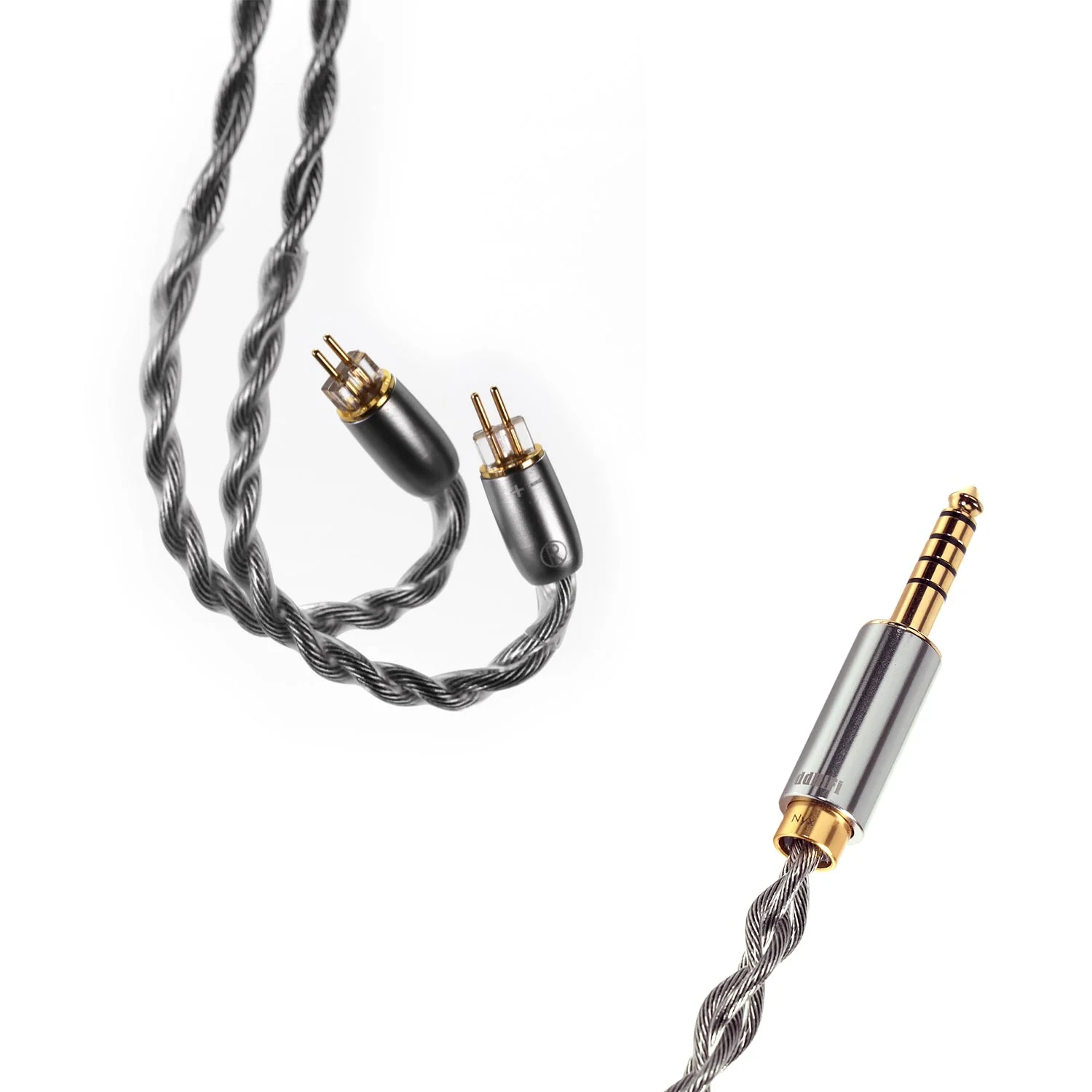DD ddHiFi BC130A (Air Nyx) 4-Strand Silver Upgrade Earphone Cable (Open Box) - Image 4