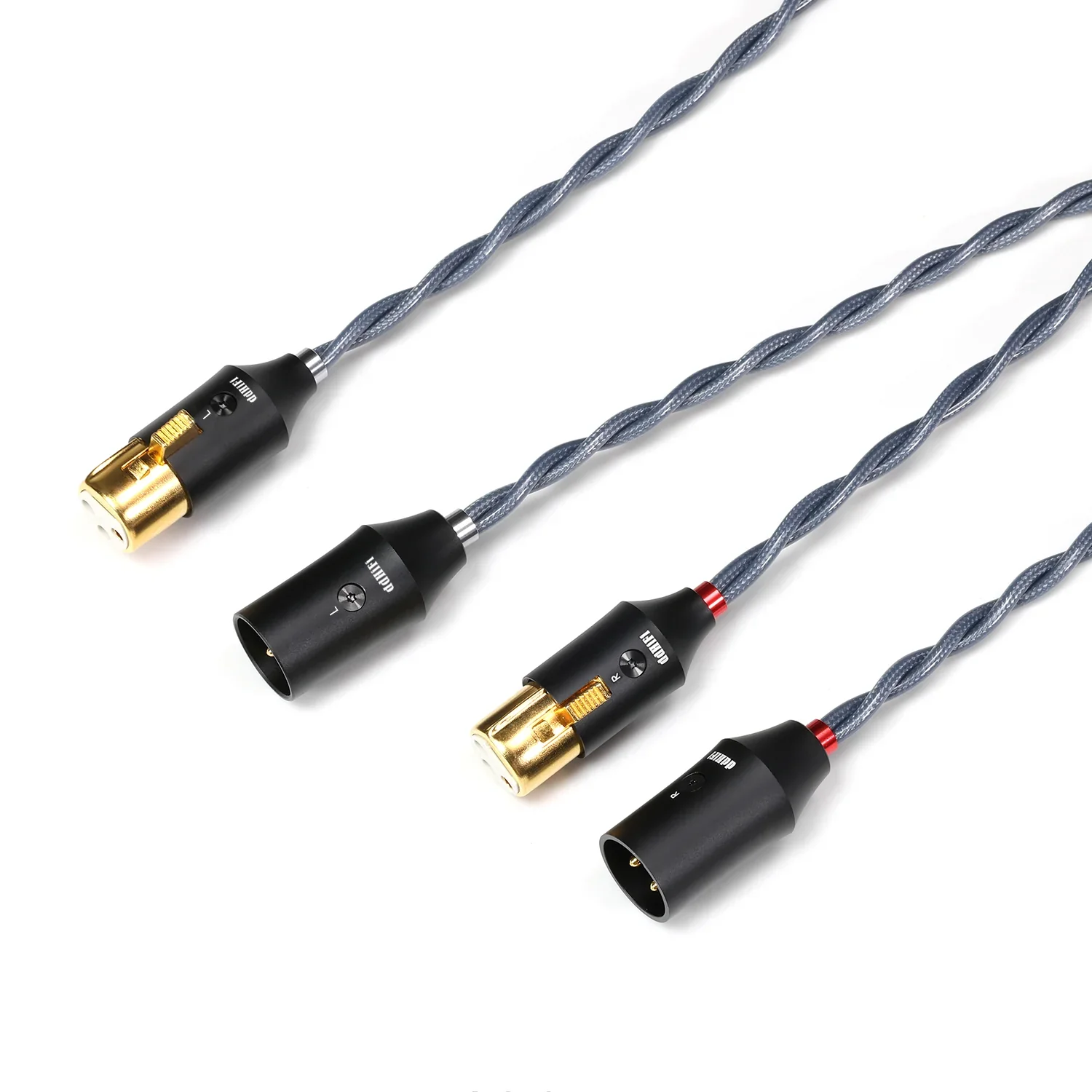 DD ddHiFi BC30XLR Balanced 3-pin XLR Male to 3-pin XLR Female Audio Cable (2 cables inside the box) - Image 2