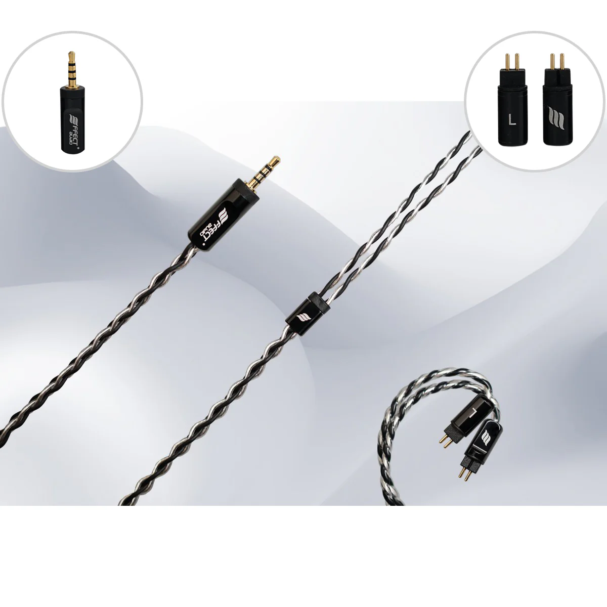 Effect Audio Grandioso Black In-Ear Headphone Cable - Image 2