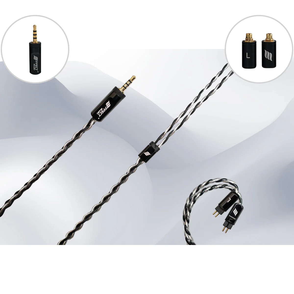 Effect Audio Grandioso Black In-Ear Headphone Cable (Open Box) - Image 5