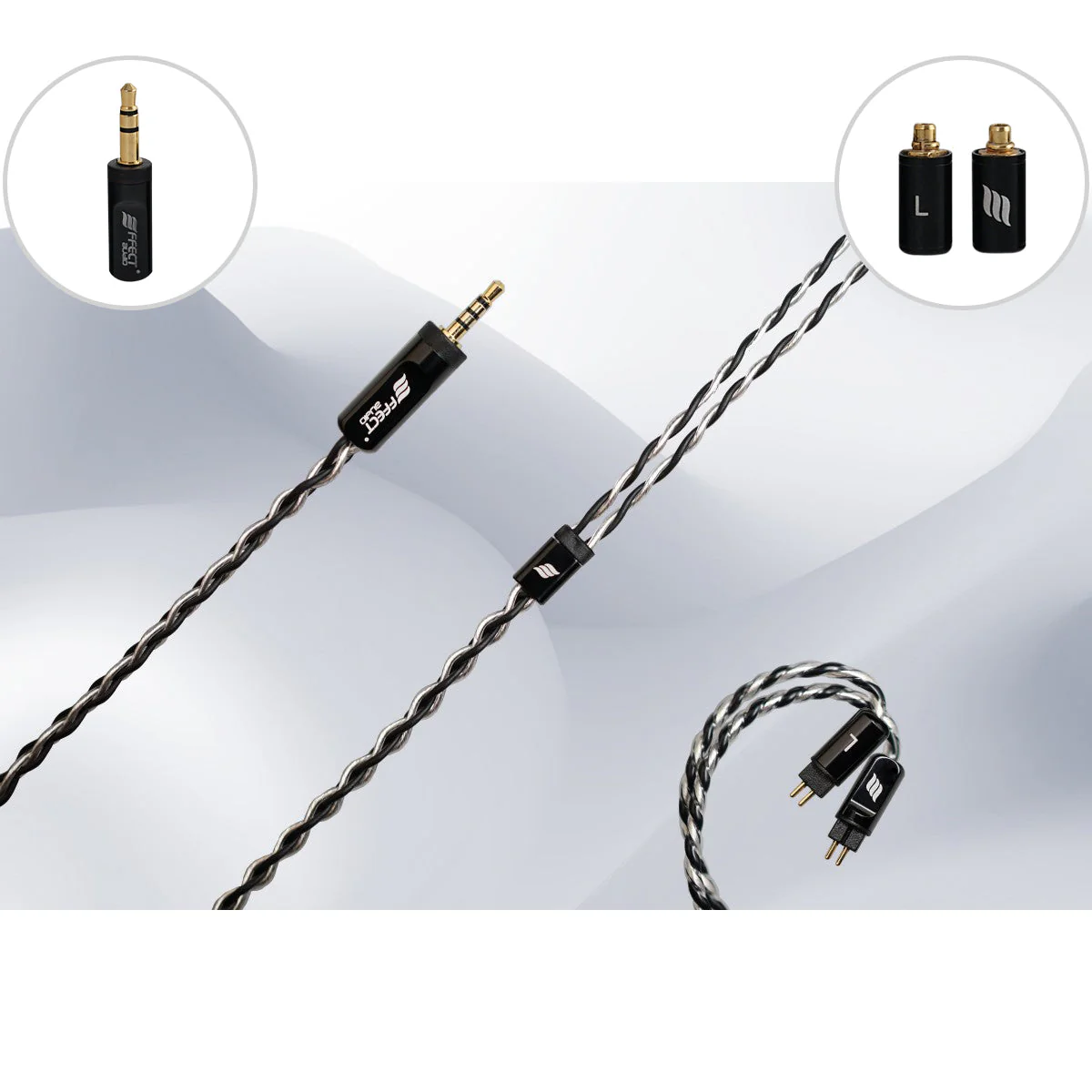 Effect Audio Grandioso Black In-Ear Headphone Cable (Open Box) - Image 6