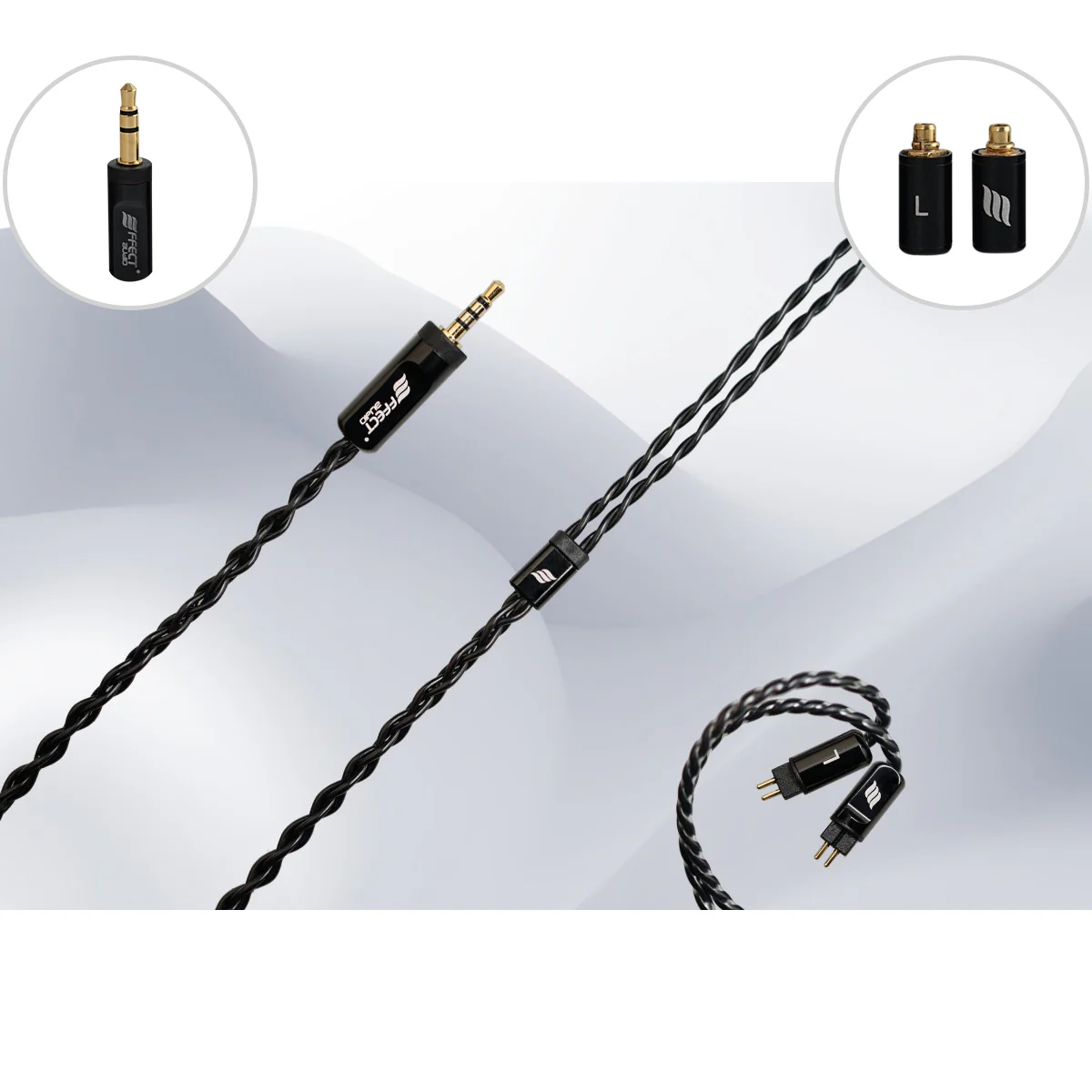 Effect Audio Virtuoso Black In-Ear Headphone Cable (Open Box) - Discontinued - Image 7