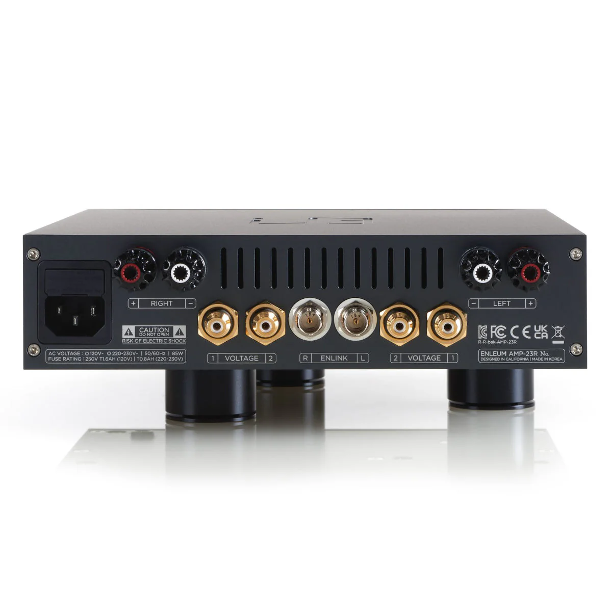 Enleum AMP-23R Desktop Headphone and Speaker Amp (Open Box) - Image 2