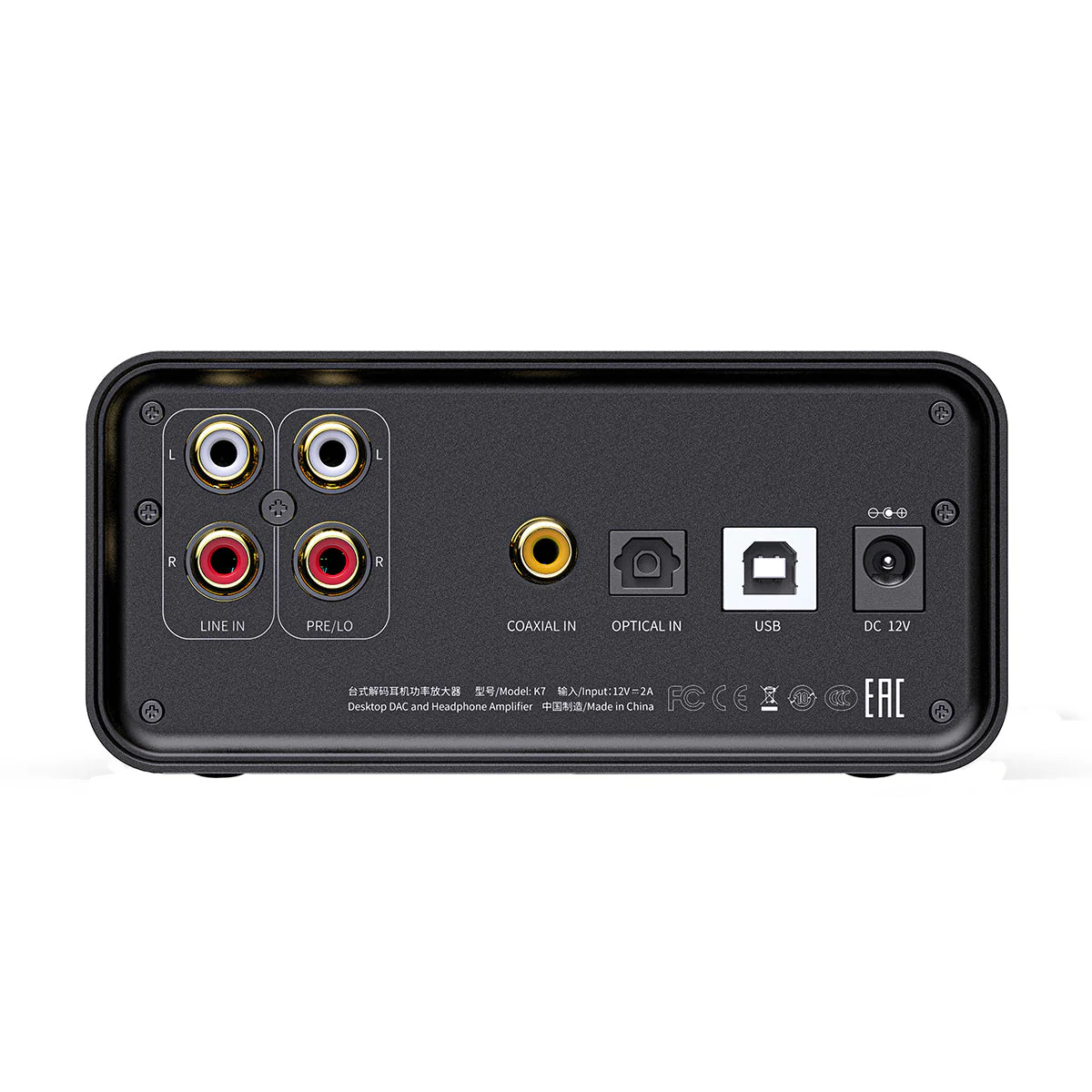 FiiO K7 Balanced Desktop DAC and Amplifier (Open Box) - Image 4