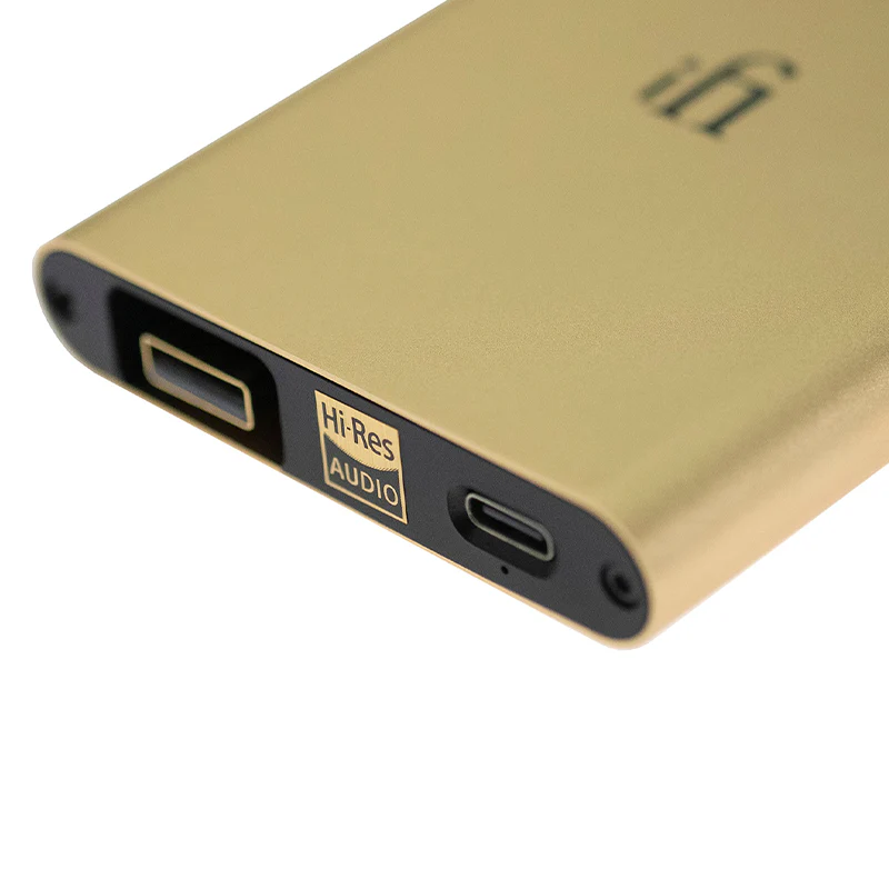 iFi hip-dac2 Limited Gold Edition Portable Headphone DAC and Amplifier (Open Box) - Discontinued - Image 2