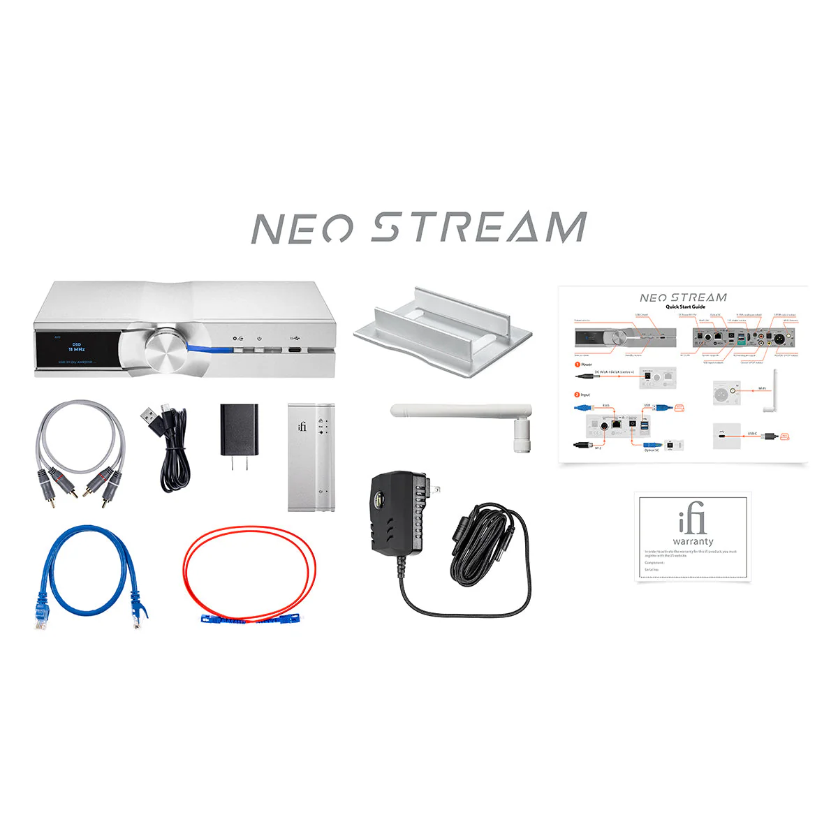 iFi NEO Stream High-resolution Wi-Fi Audio Transport and DAC (Open Box) - Image 6