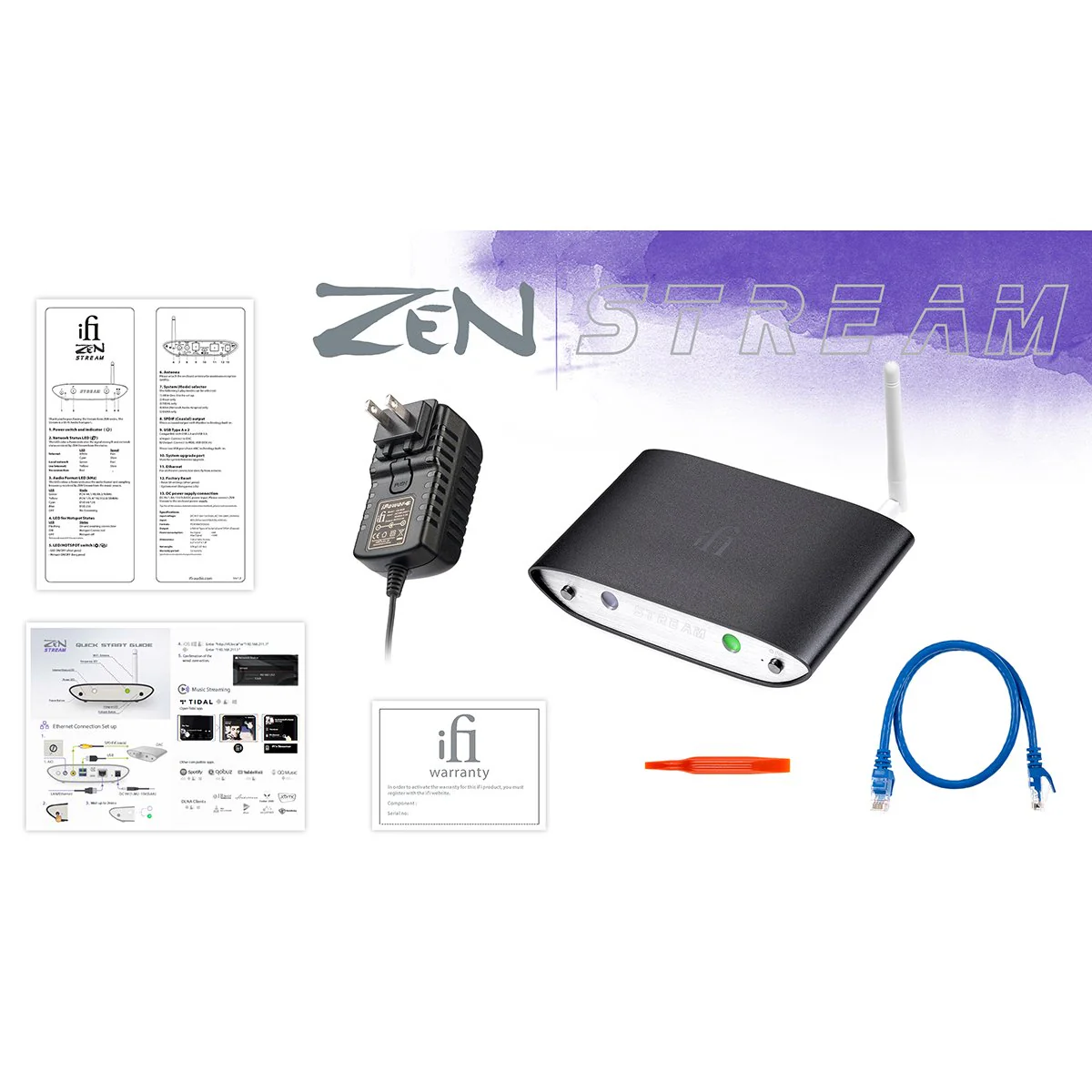 iFi ZEN Stream (Roon Ready) High-resolution Wi-Fi Audio Transport (Open Box) - Image 4