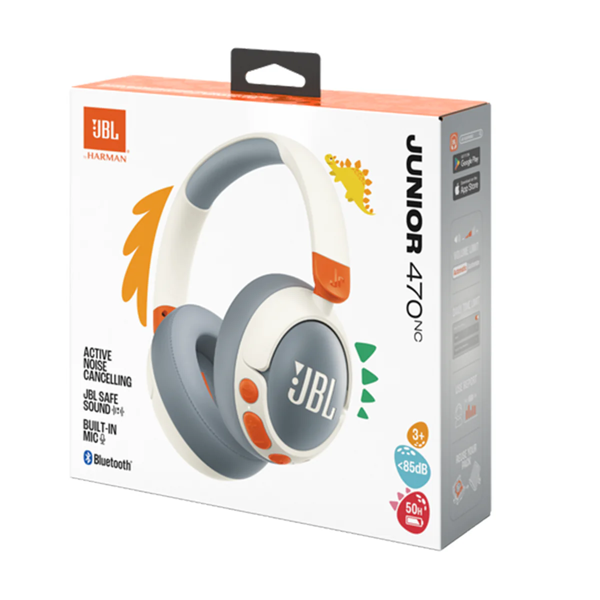 JBL Junior 470NC Over-Ear Wireless Noise Cancelling Headphones For Kids - Image 7