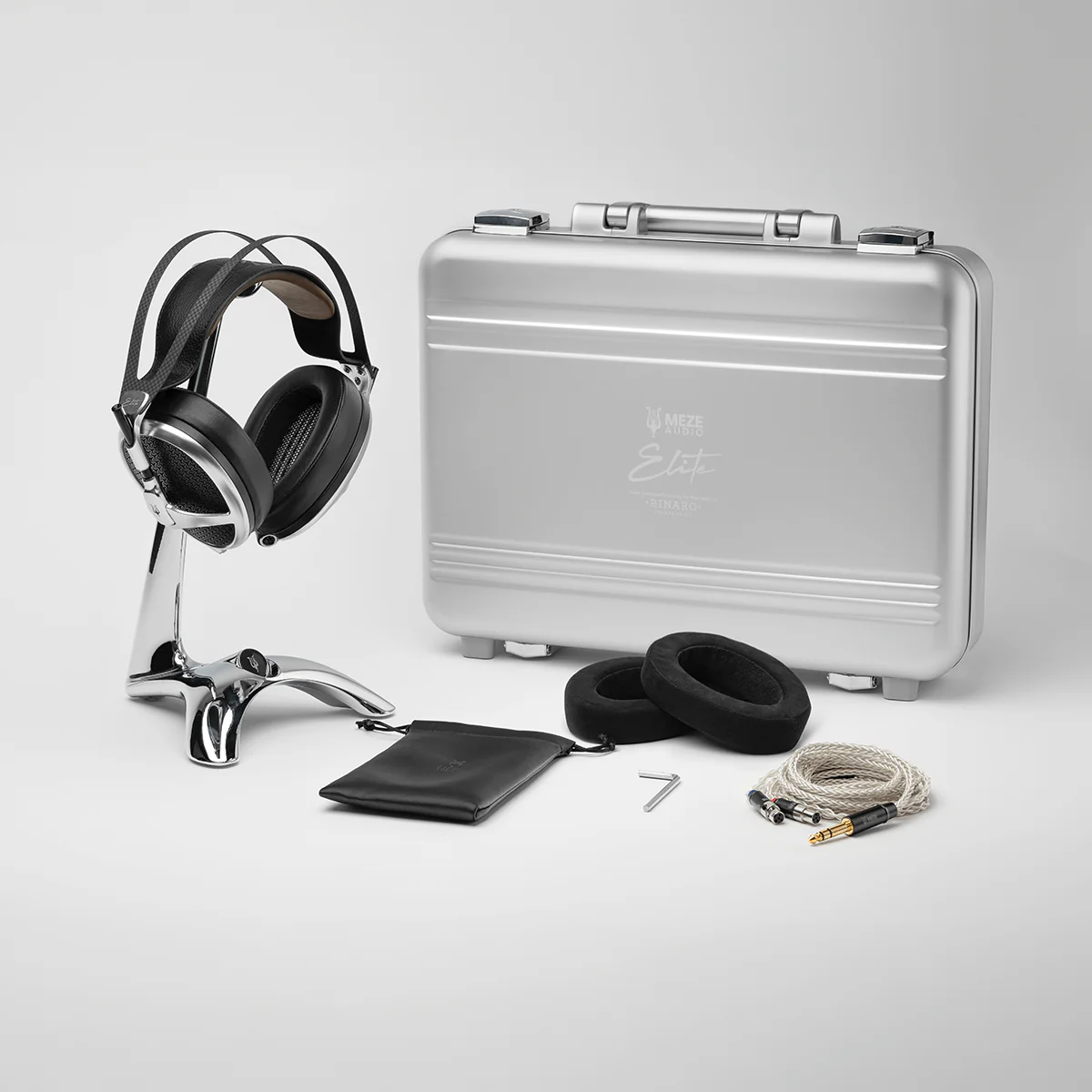 Meze ELITE Headphones and Manta Chrome Stand Limited Winter Soundscapes Bundle - Discontinued - Image 12