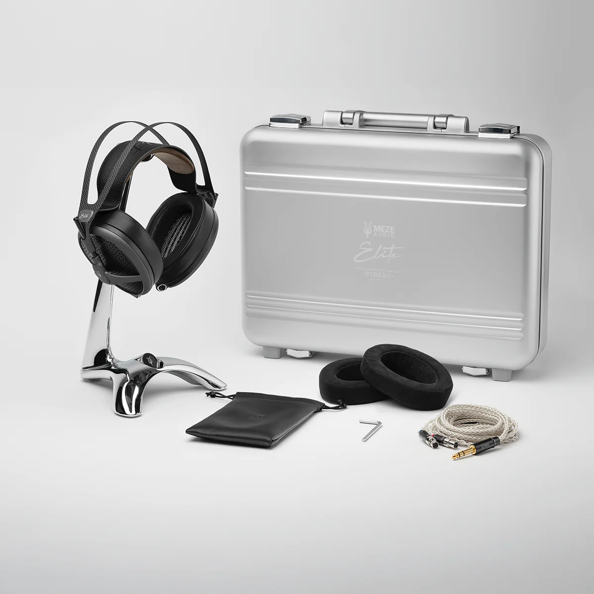 Meze ELITE Headphones and Manta Chrome Stand Limited Winter Soundscapes Bundle - Discontinued - Image 7
