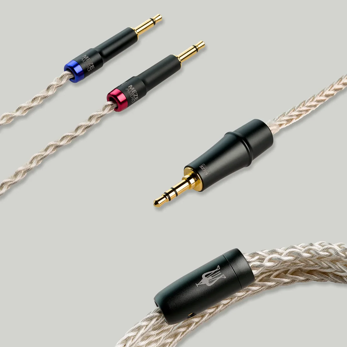 Meze Mono 3.5mm Silver-Plated PCUHD Premium Cable for Liric & 109 Pro (Open Box) - Image 2