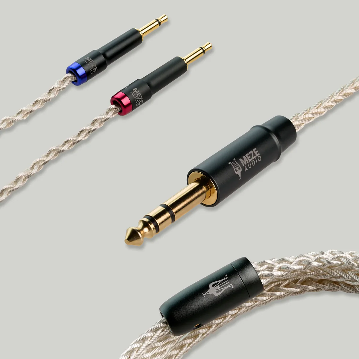Meze Mono 3.5mm Silver-Plated PCUHD Premium Cable for Liric & 109 Pro (Open Box) - Image 4