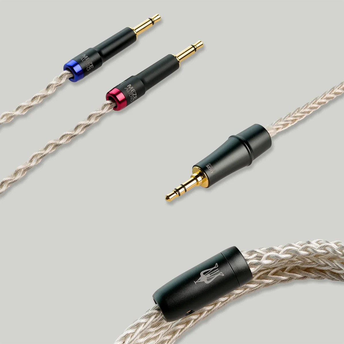 Meze Mono 3.5mm Silver-Plated PCUHD Premium Cable for Liric & 109 Pro - Image 2