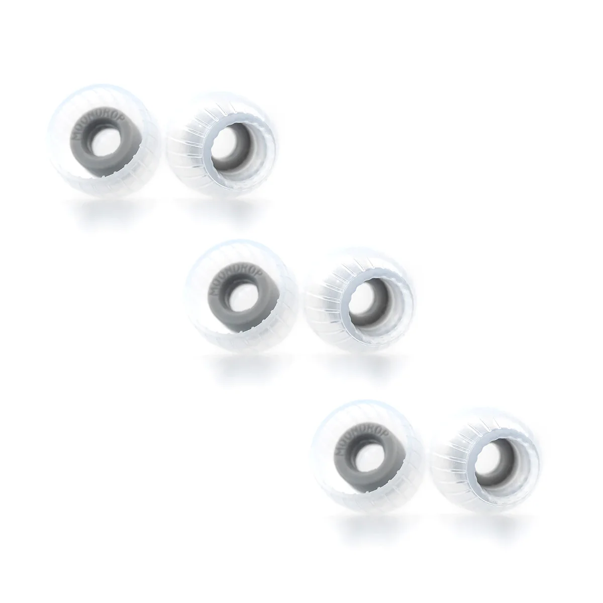 MoonDrop Spring Tips Soft Silicone Eartips - Image 3
