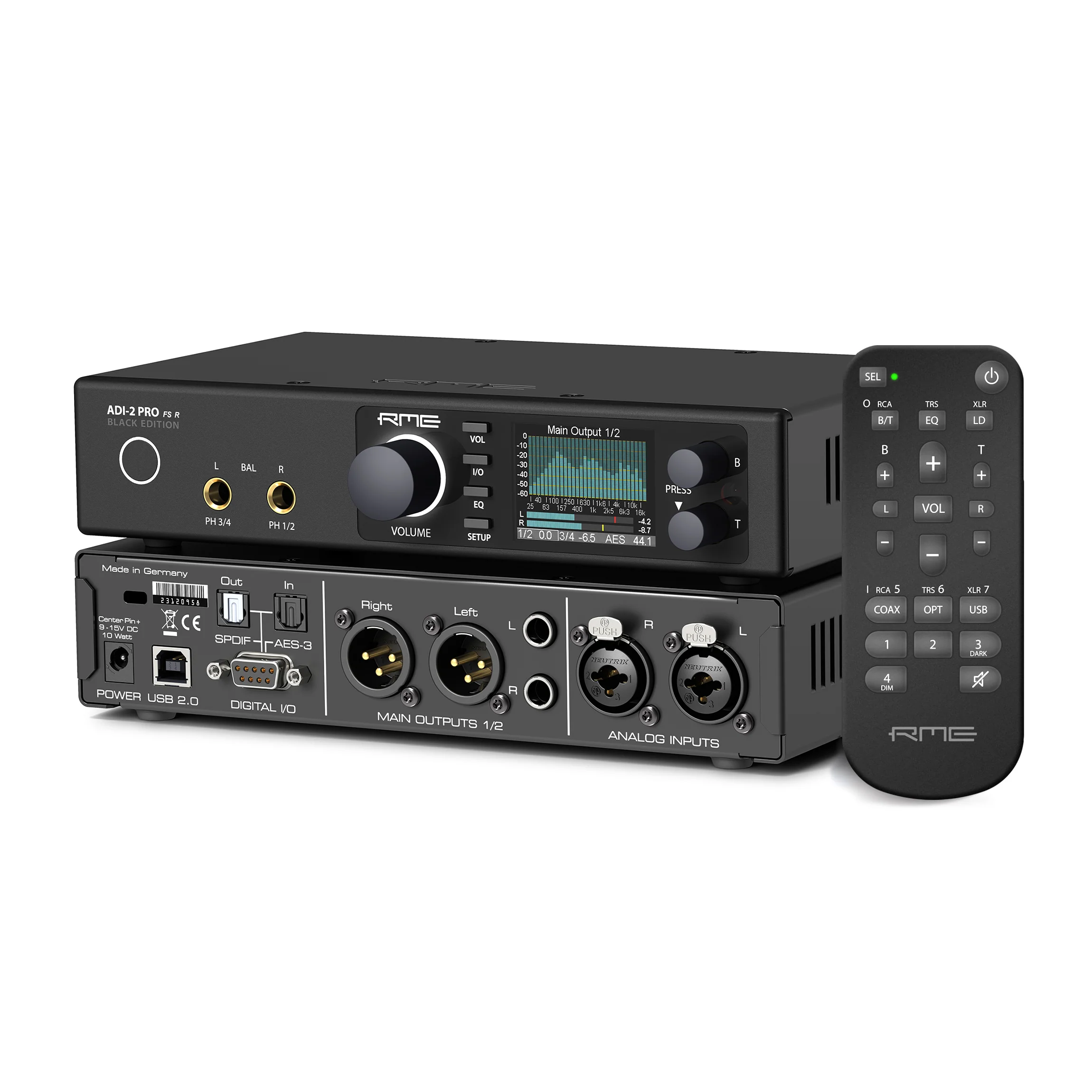 RME ADI-2 Pro FS R AD/DA Converter Black Edition - Discontinued
