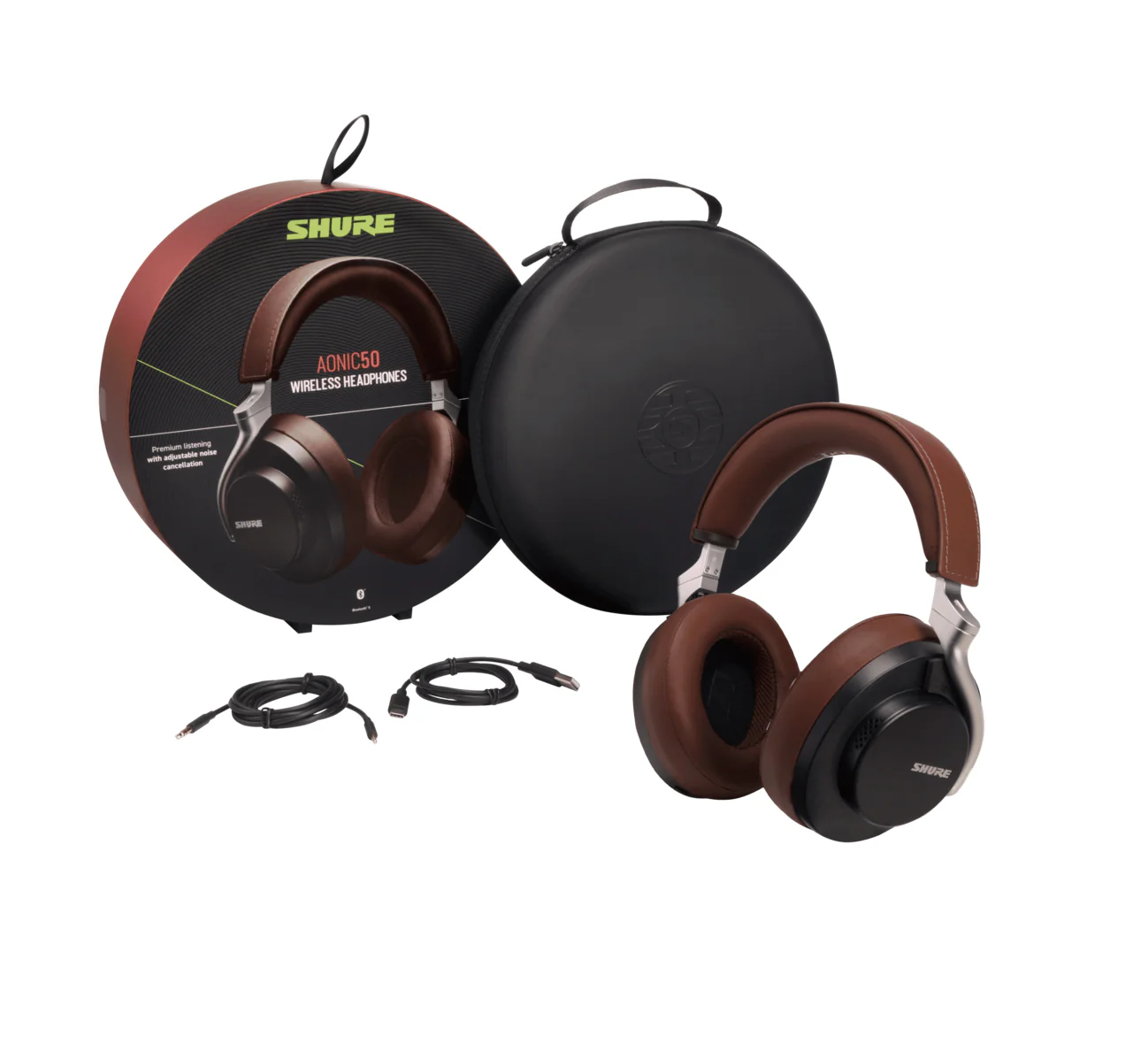Shure AONIC 50 Gen 1 Wireless Noise Cancelling Headphones (Open Box) - Image 10