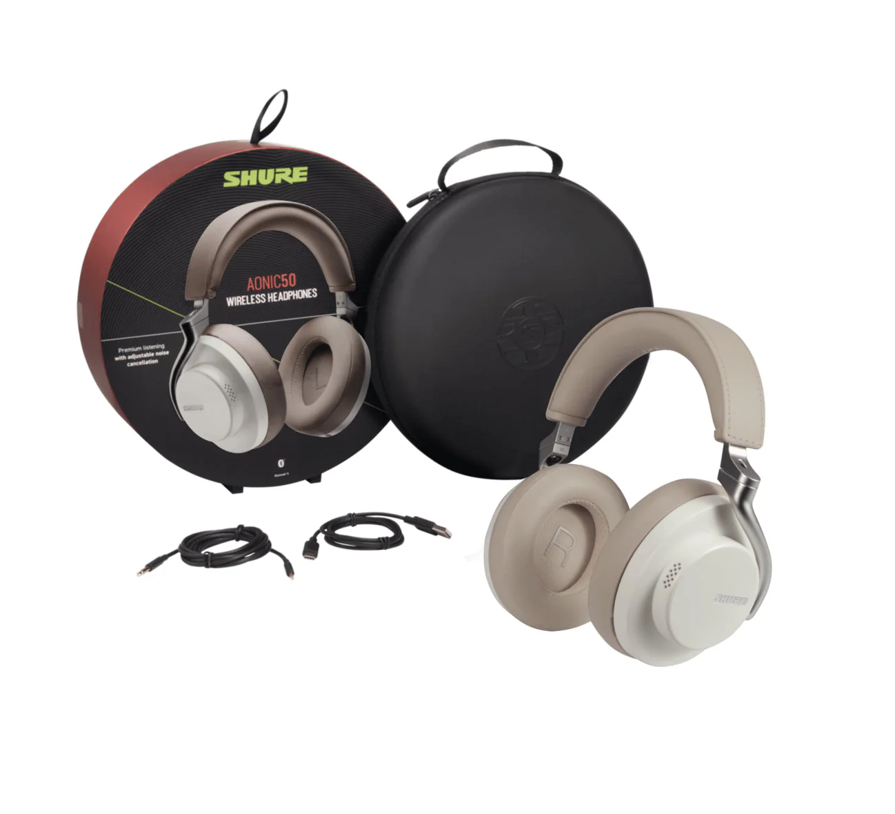 Shure AONIC 50 Gen 1 Wireless Noise Cancelling Headphones (Open Box) - Image 3