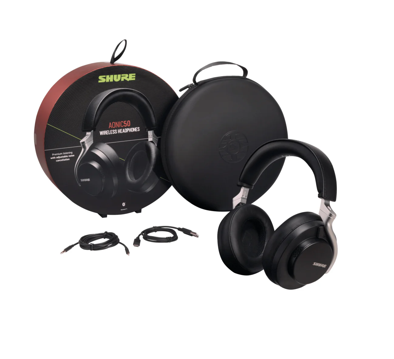 Shure AONIC 50 Gen 1 Wireless Noise Cancelling Headphones (Open Box) - Image 7