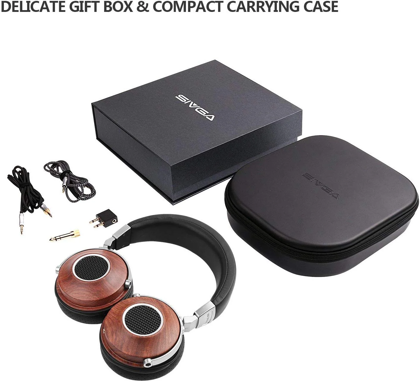 Sivga SV007 Over-Ear Open Back Headphones with Mic (Open Box, taped-up box) - Image 3