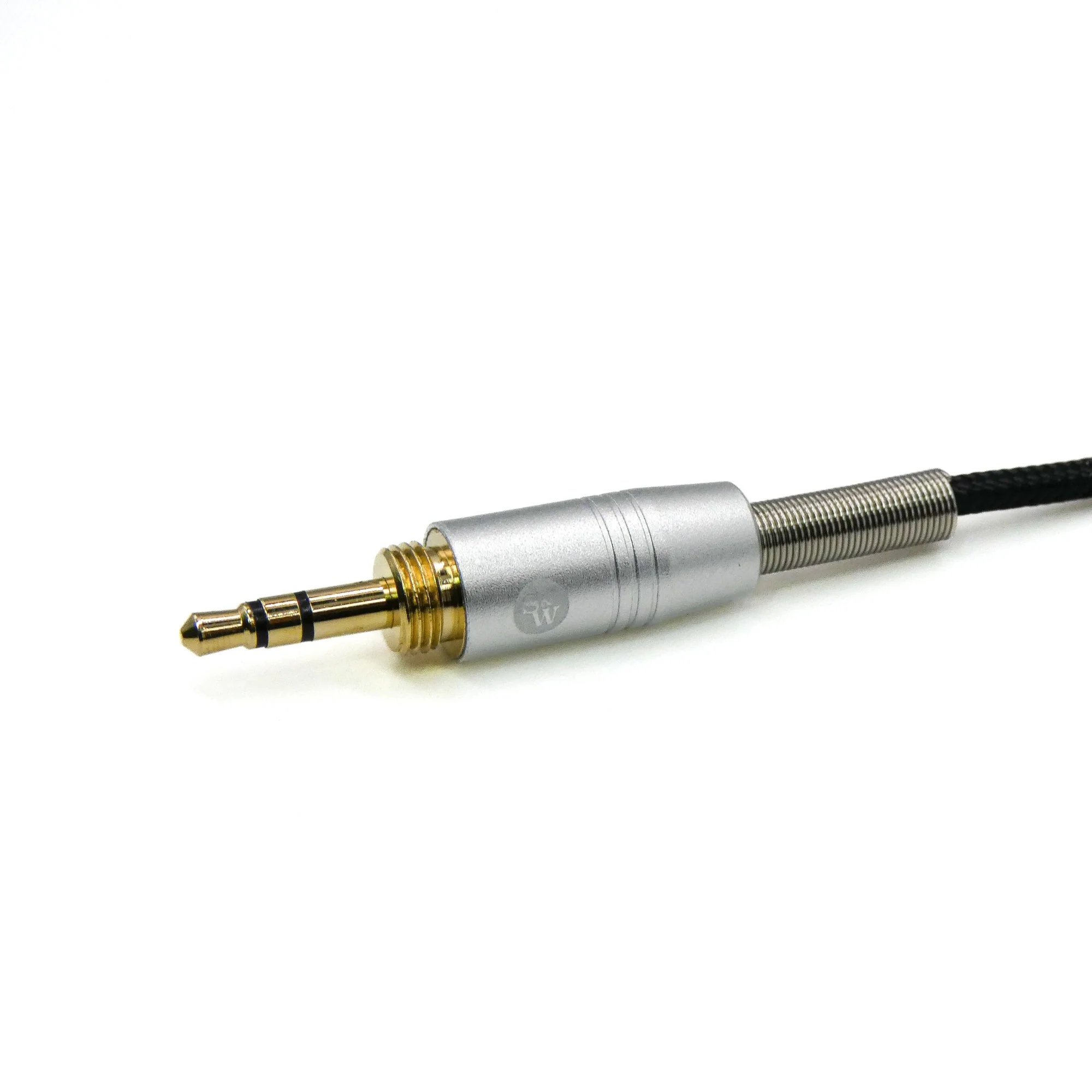 Strauss & Wagner Atafu 2.5mm Twist Lock to 3.5mm Nylon Braided Headphone Cable with 6.35mm Adapter for Pioneer HDJ-500/HDJ-700/HDJ-1500 - Image 2