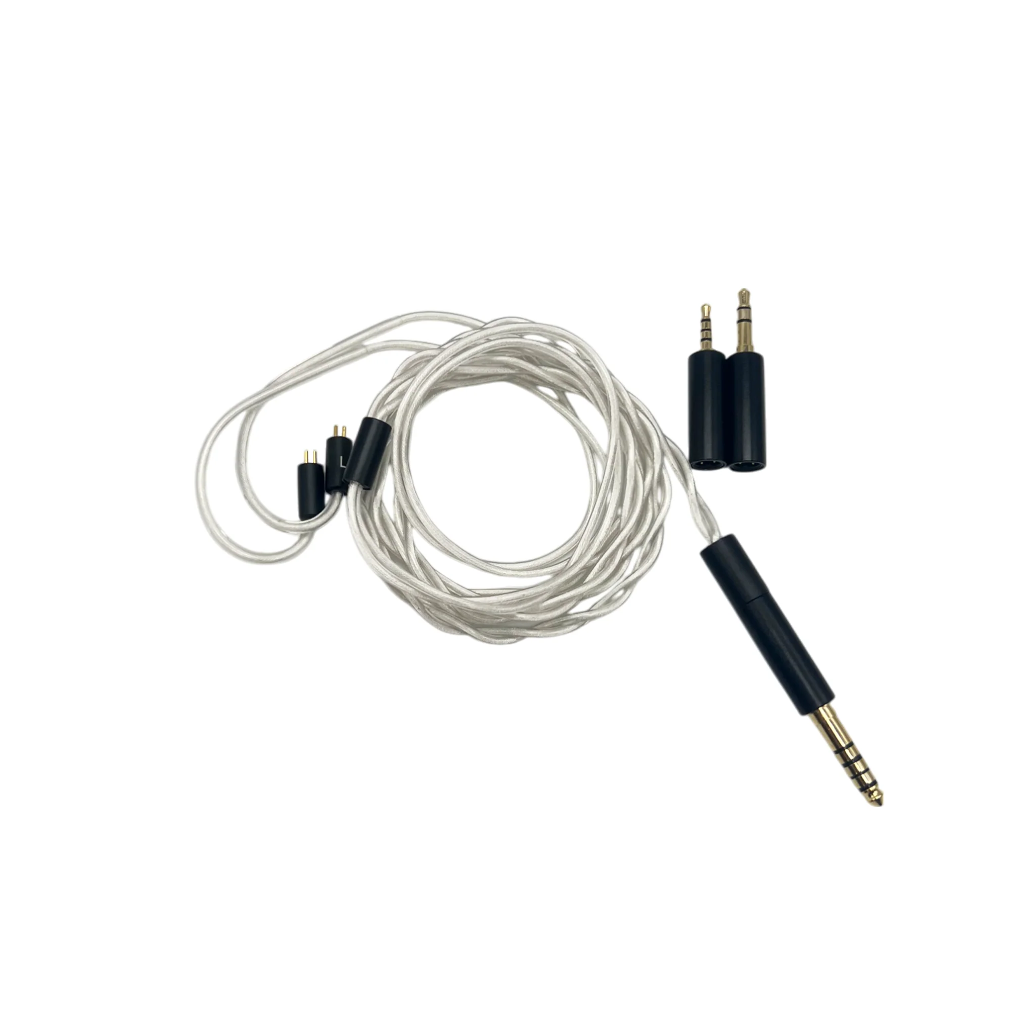 Strauss & Wagner Baden Silver 2-pin to 3-in-1 In-Ear Monitor Upgrade Cable - Image 2