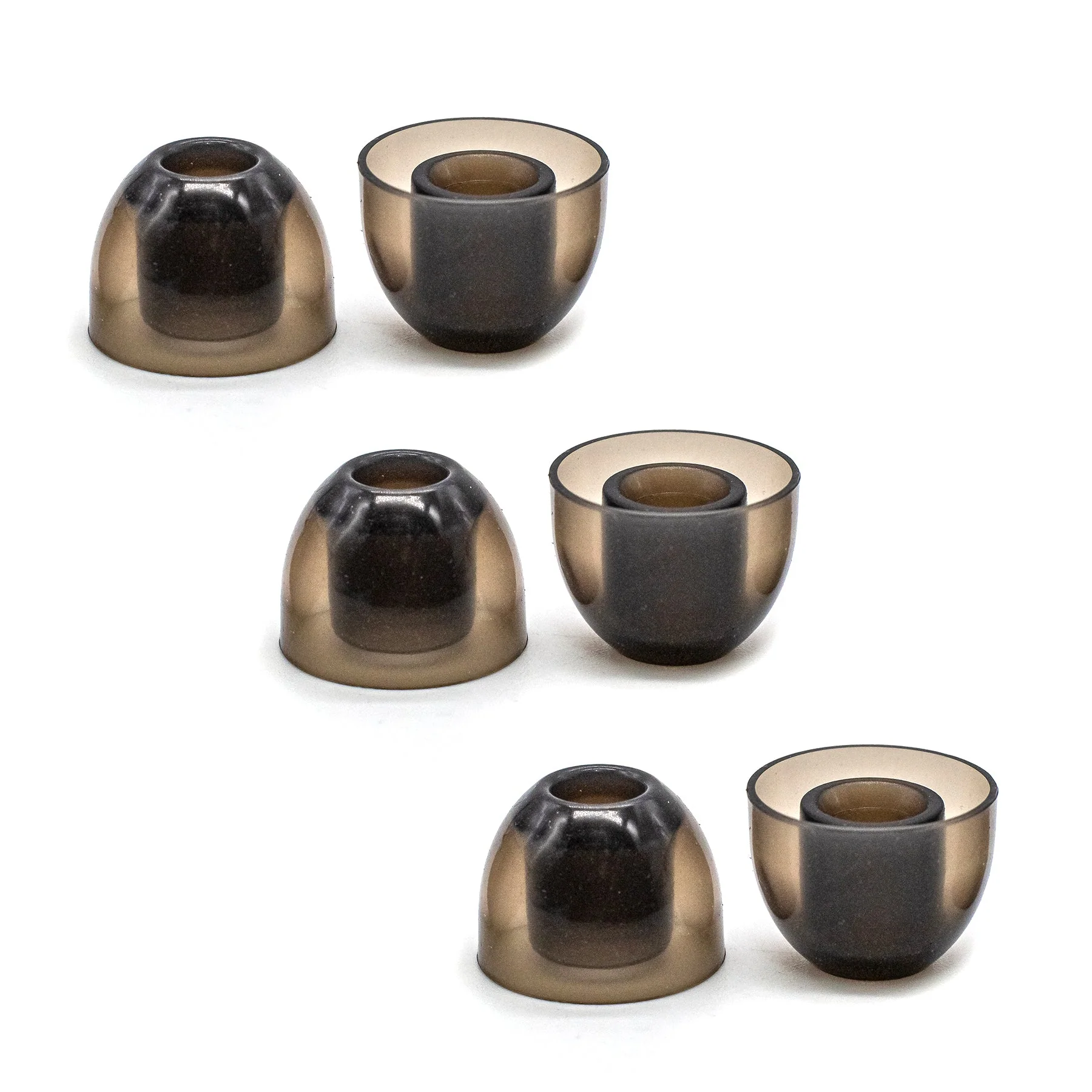Strauss & Wagner ComforTone Semi-Transparent Black Silicone Eartips - Image 5