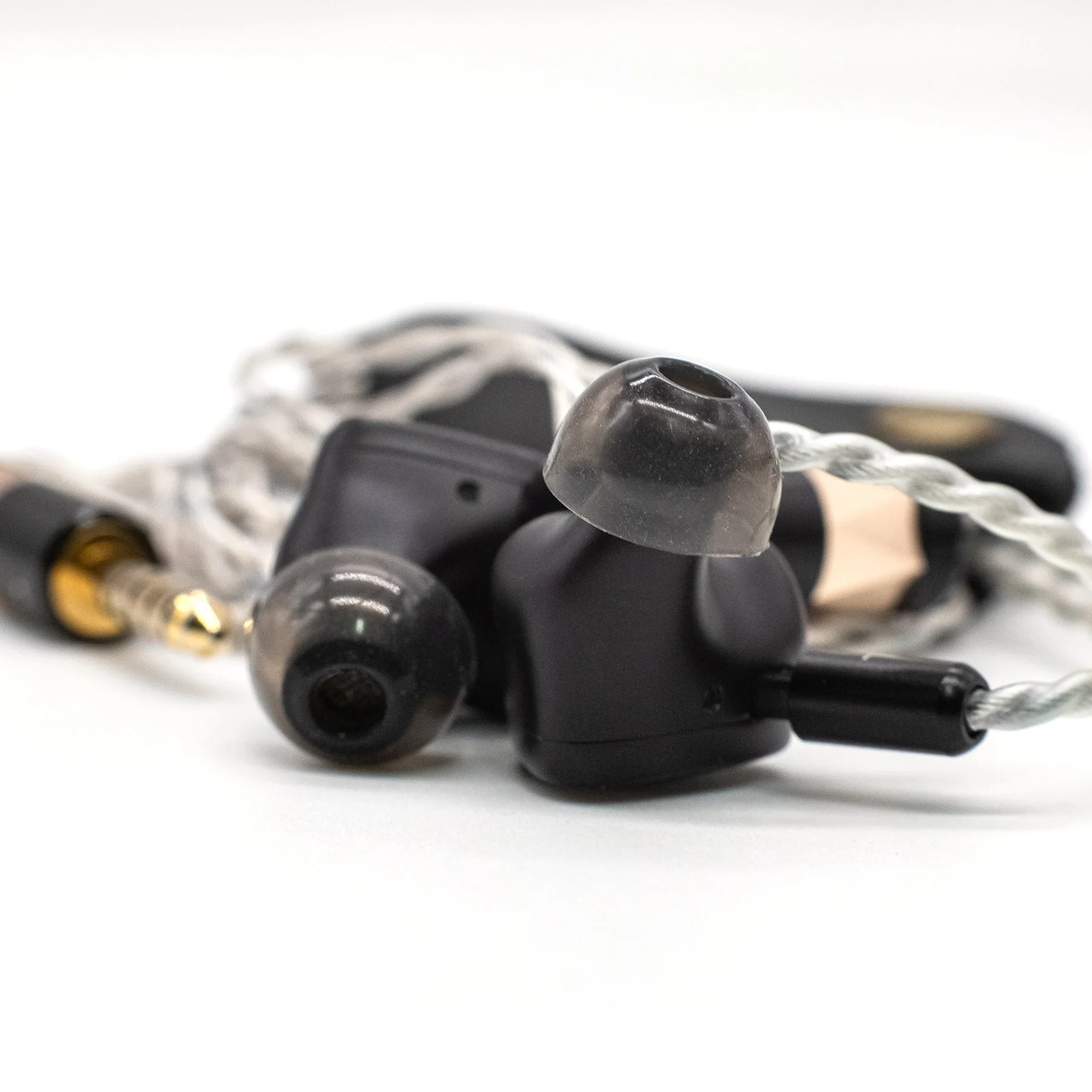 Strauss & Wagner ComforTone Semi-Transparent Black Silicone Eartips - Image 8