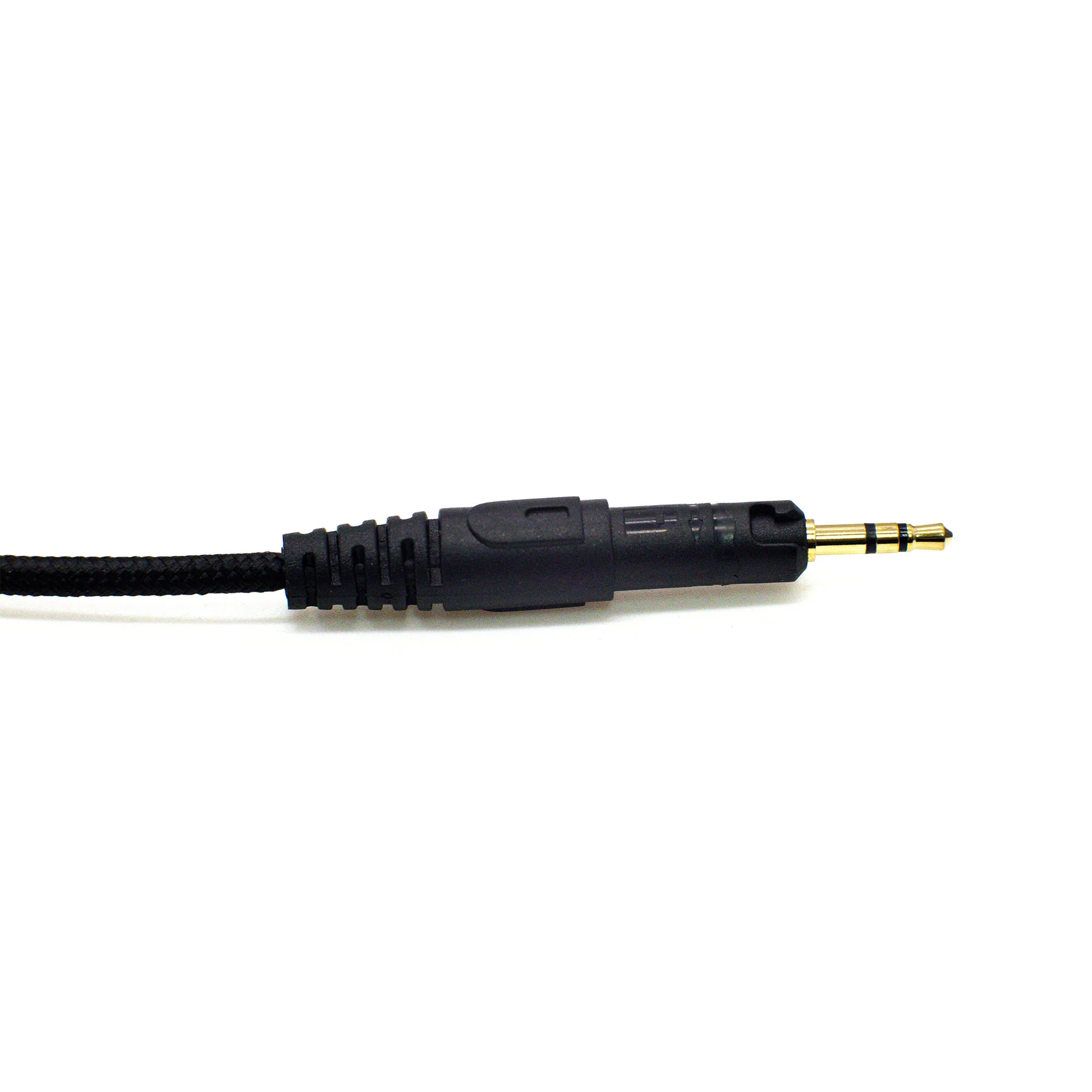 Strauss & Wagner Halle 2.5mm Twist Lock to L-Shape 3.5mm Nylon Braided Upgrade Cable With Volume Controls for Audio-Technica ATH-M40x/M50x/M60x/M70x - Image 3
