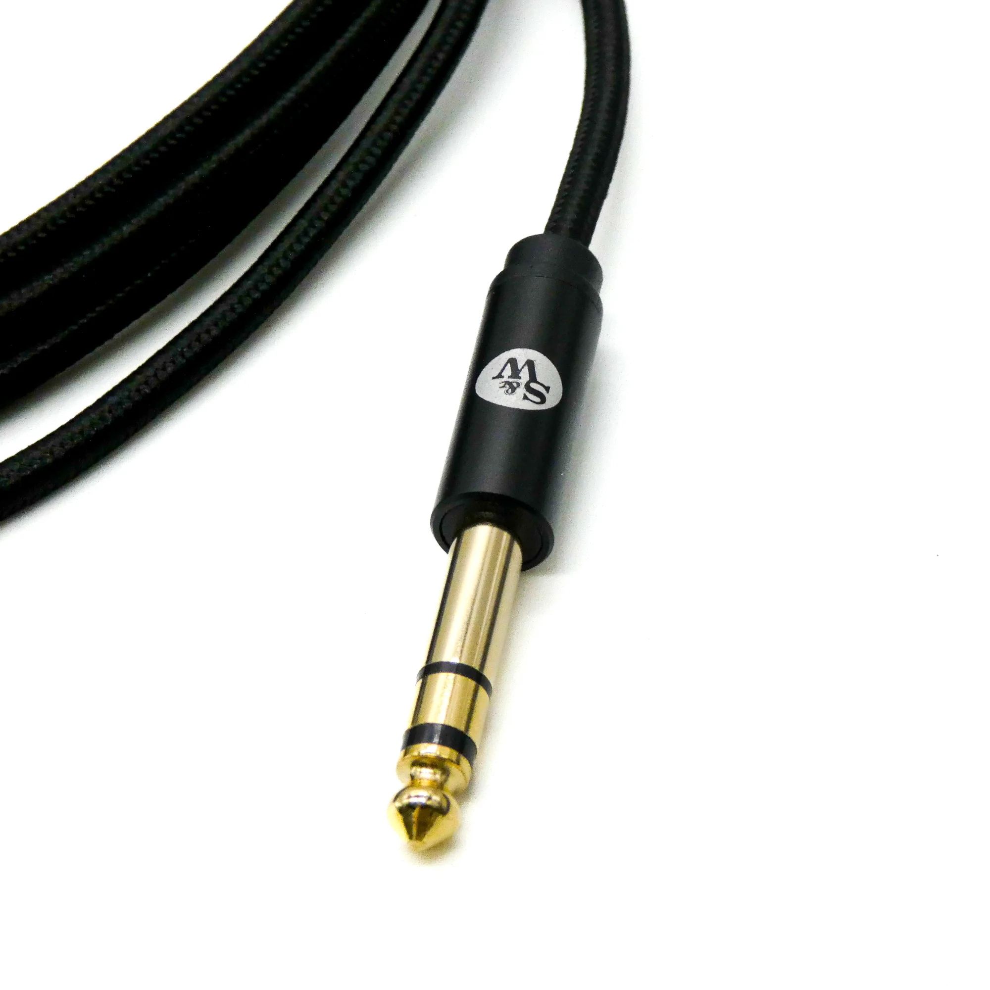 Strauss & Wagner Nicosia 6.35mm TRS Male to 6.35mm L-Shape Male Adapter Cable - Image 3