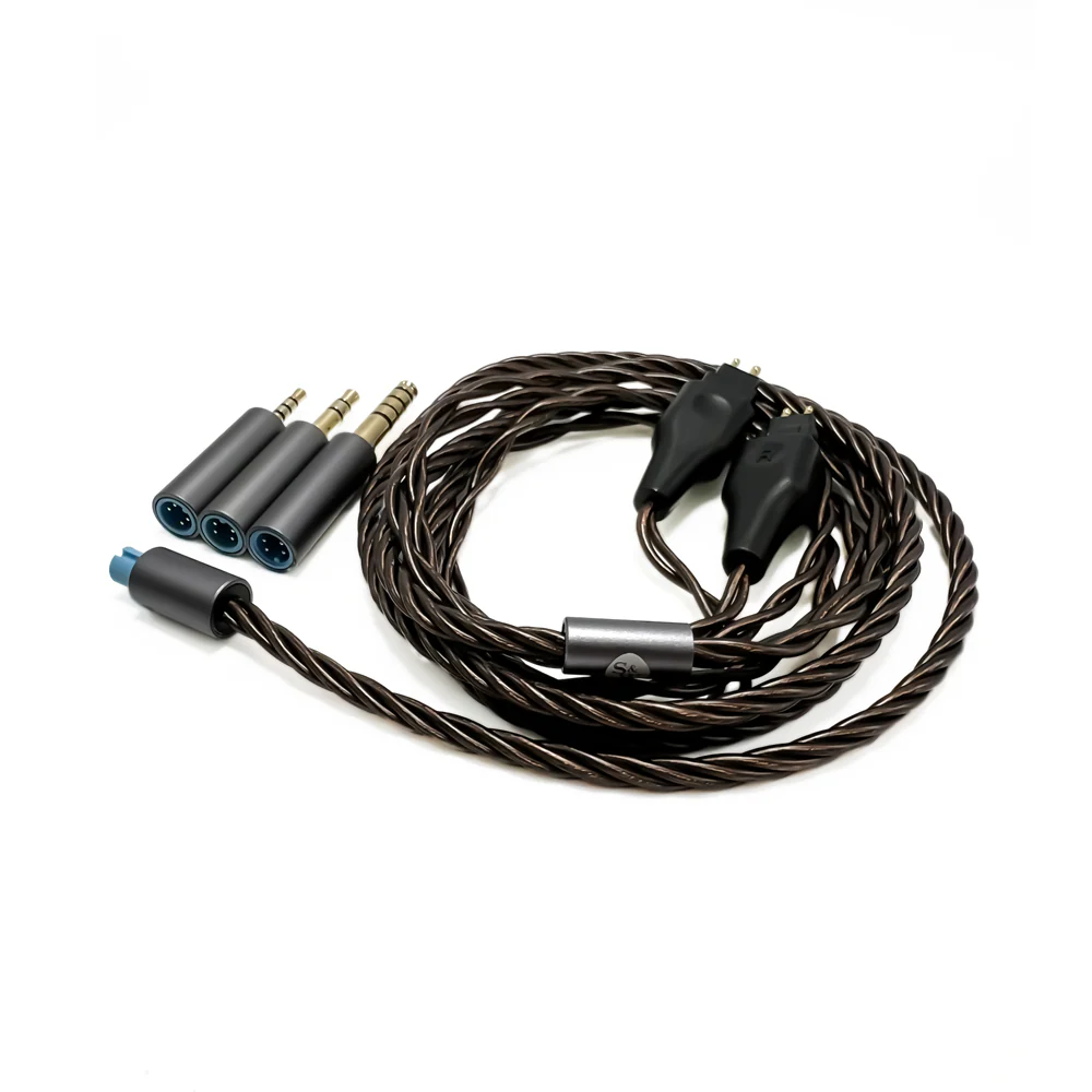 Strauss & Wagner Nyon Braided 3-In-1 Upgrade Cable for Sennheiser HD600/650/660S2/6XX/58X - Image 3