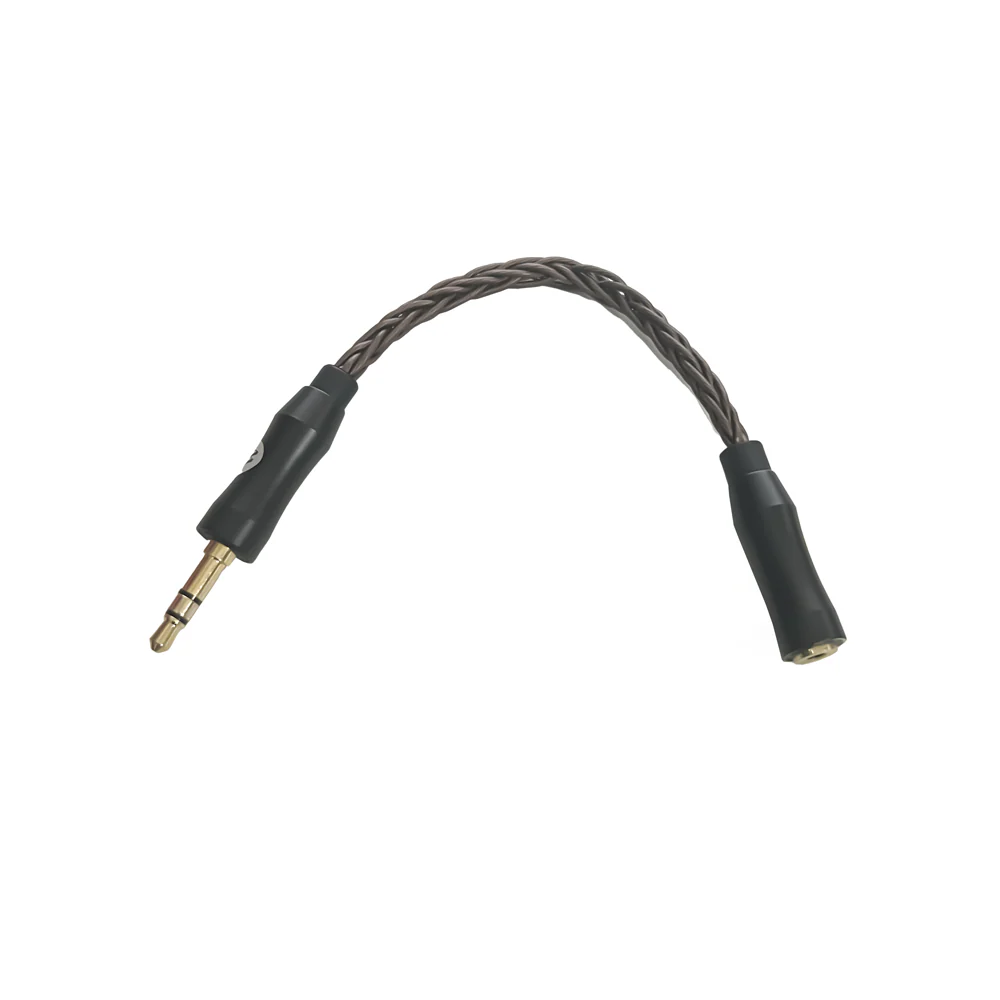 Strauss & Wagner SW-2535AC 2.5mm Female to 3.5mm Male 8-Core Copper Adapter