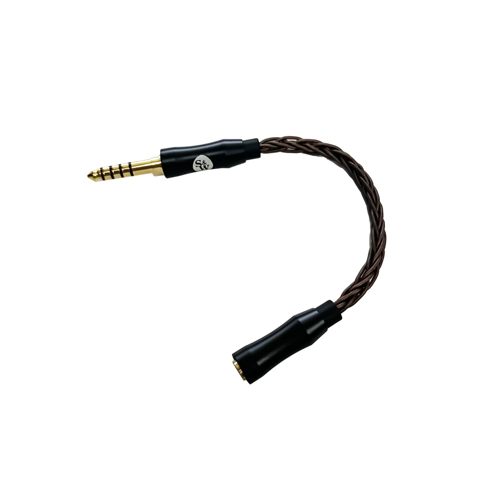 Strauss & Wagner SW-2544BC 8-Core Copper 2.5mm Female to 4.4mm Male Balanced Adapter - Image 2