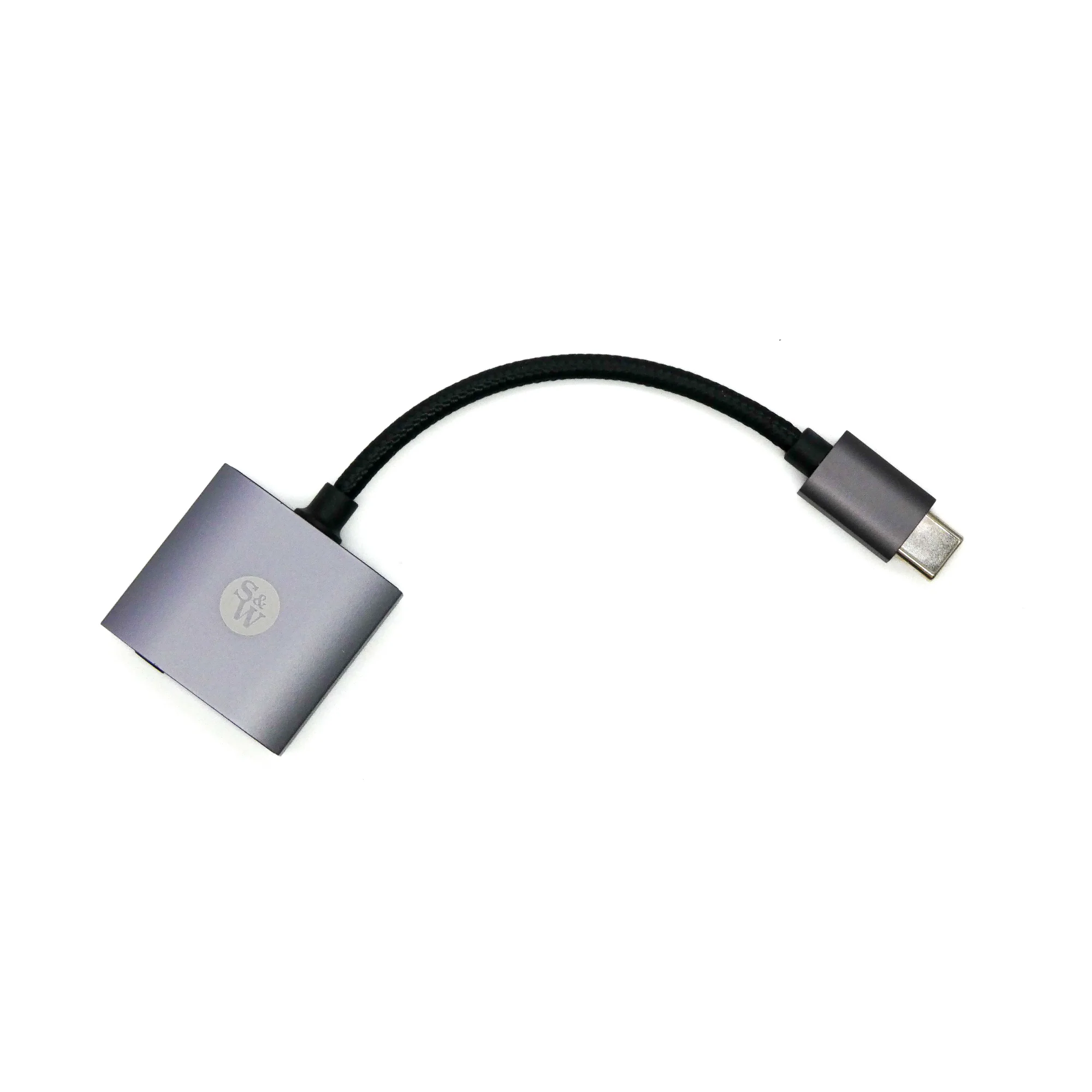Strauss & Wagner Varna USB-C Male to 3.5mm and USB-C Female Fast Charging 2-in-1 Adapter - Image 3