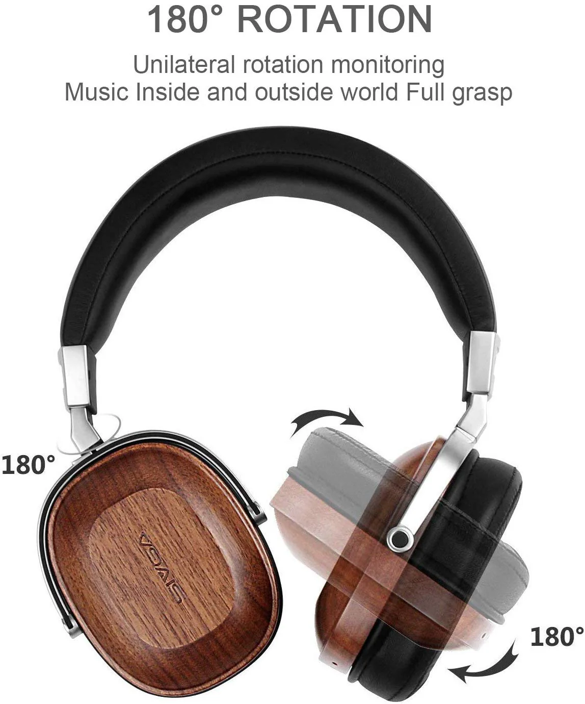 Sivga SV006 Over-Ear Closed Back Headphones with Mic (Open box) - Image 7