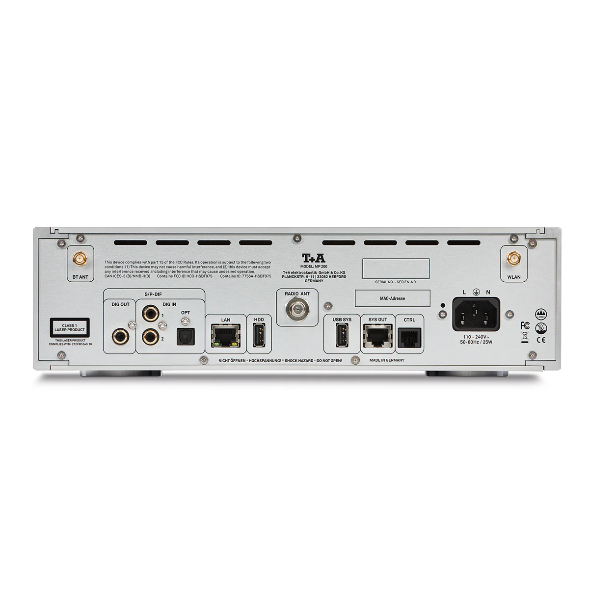 T+A MP 200 Multi Source Streamer and CD-Player - Discontinued - Image 2
