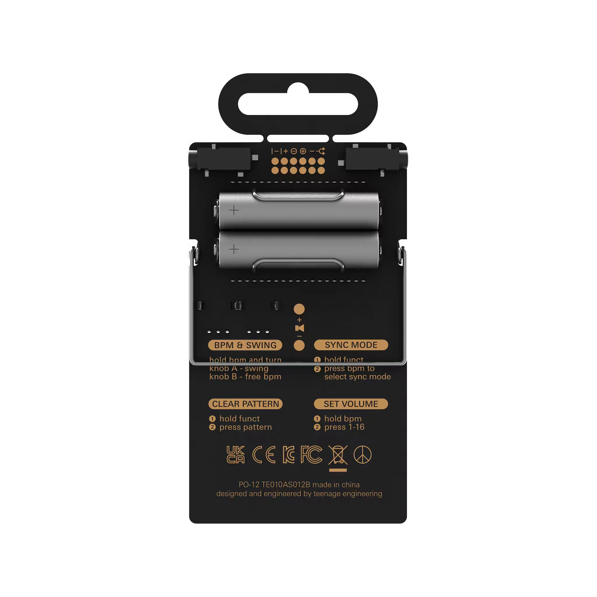 Teenage Engineering PO-12 Rhythm Programmable Rhythm Synthesizer - Image 2